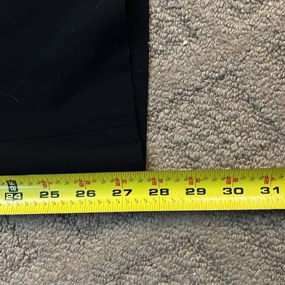 Larry Levine stretch petites Black button fly Dress Pants Size 6 Petite - Picture 5 of 10